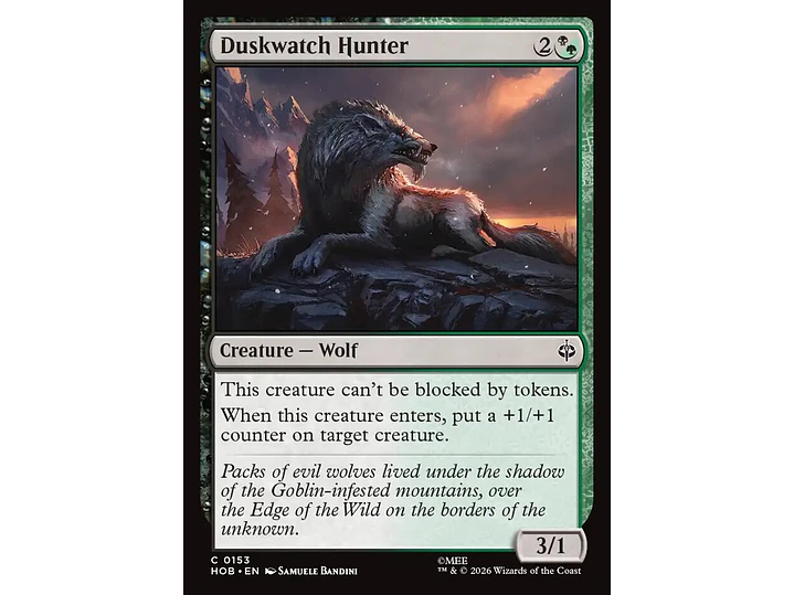 Duskwatch Hunter | EN | NM | HOB 1