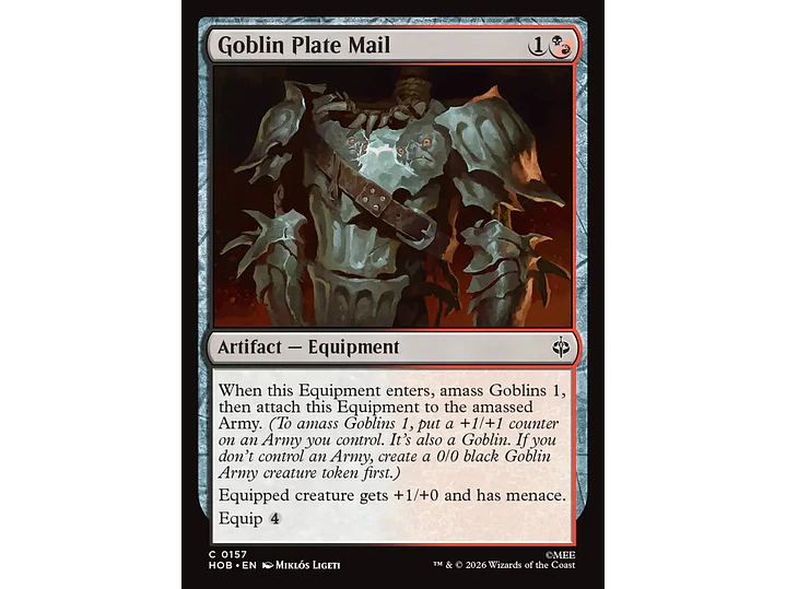 Goblin Plate Mail | EN | NM | HOB 1