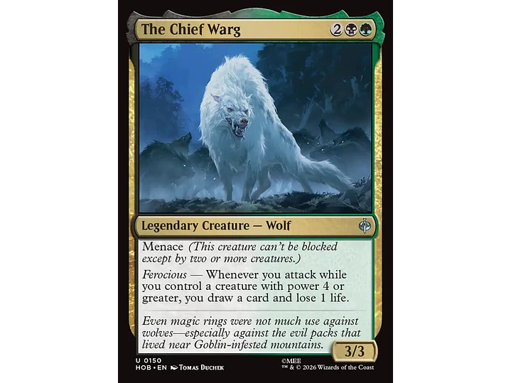 The Chief Warg | EN | NM | HOB 1