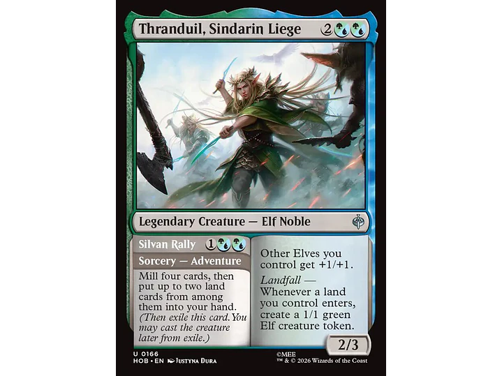 Thranduil, Sindarin Liege // Silvan Rally | EN | NM | HOB 1