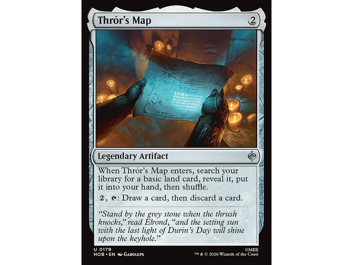 Thrór's Map | EN | NM | HOB 1