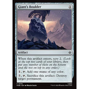Giant's Boulder | EN | NM | HOB