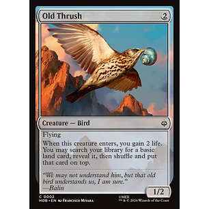 Old Thrush | EN | NM | HOB