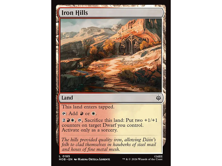 Iron Hills | EN | NM | HOB 1