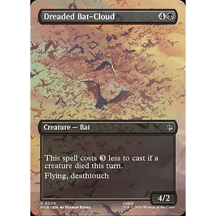 Dreaded Bat-Cloud (Borderless) | EN | NM | HOB