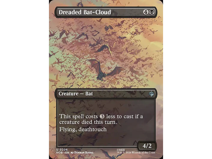 Dreaded Bat-Cloud (Borderless) | EN | NM | HOB 1