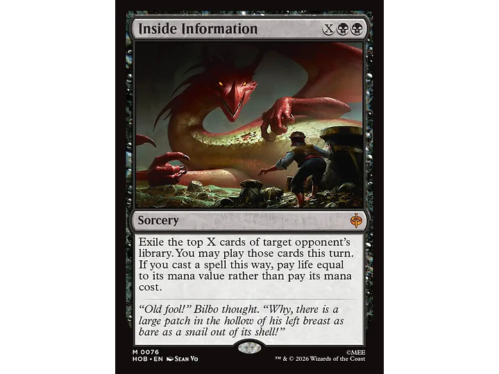 Inside Information | EN | NM | HOB 1