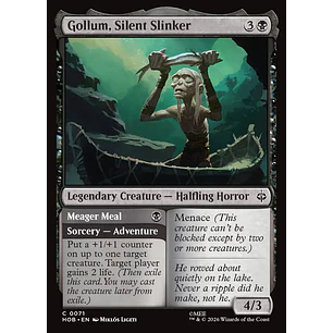 Gollum, Silent Slinker // Meager Meal (foil) | EN | NM | HOB