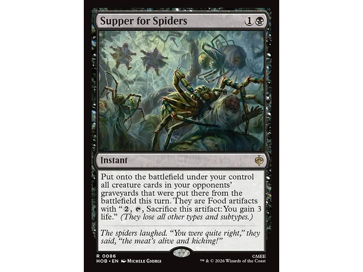 Supper for Spiders | EN | NM | HOB 1