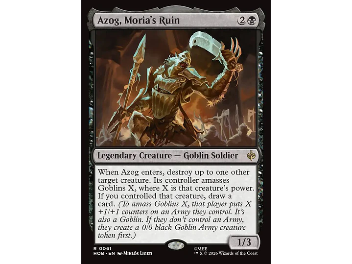 Azog, Moria's Ruin | EN | NM | HOB 1