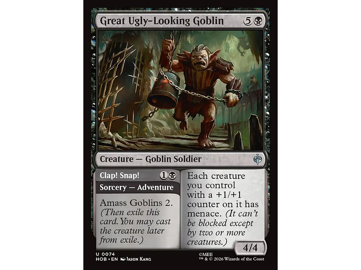 Great Ugly-Looking Goblin // Clap! Snap! | EN | NM | HOB 1