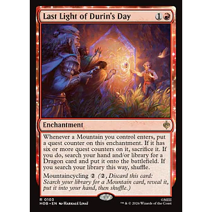 Last Light of Durin's Day | EN | NM | HOB