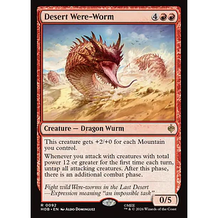 Desert Were-Worm | EN | NM | HOB