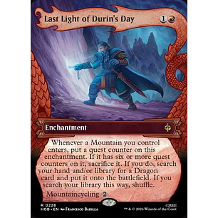 Last Light of Durin's Day (Showcase) | EN | NM | HOB
