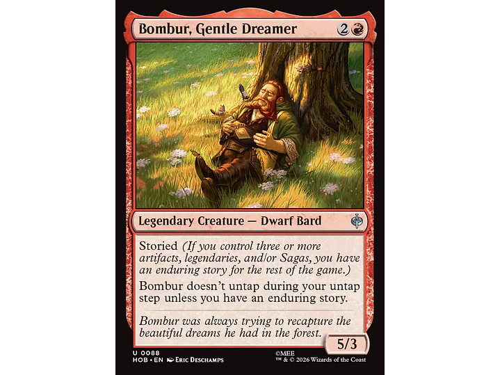 Bombur, Gentle Dreamer | EN | NM | HOB 1