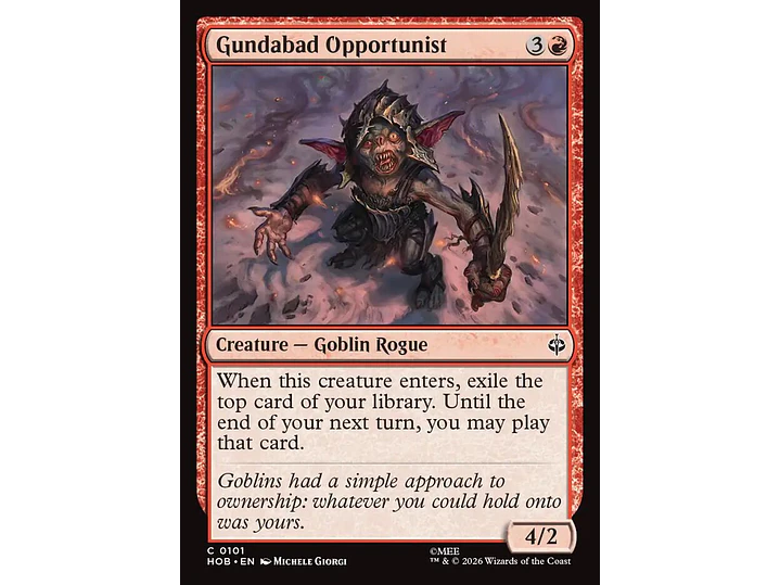 Gundabad Opportunist (foil) | EN | NM | HOB 1