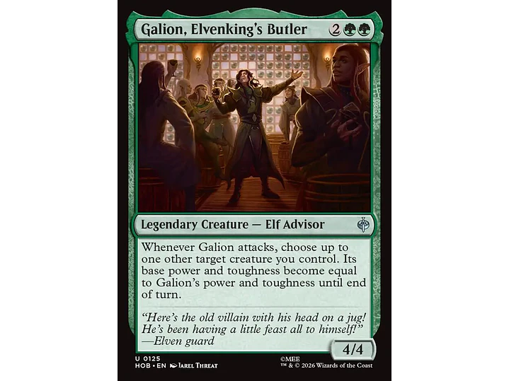 Galion, Elvenking's Butler | EN | NM | HOB 1