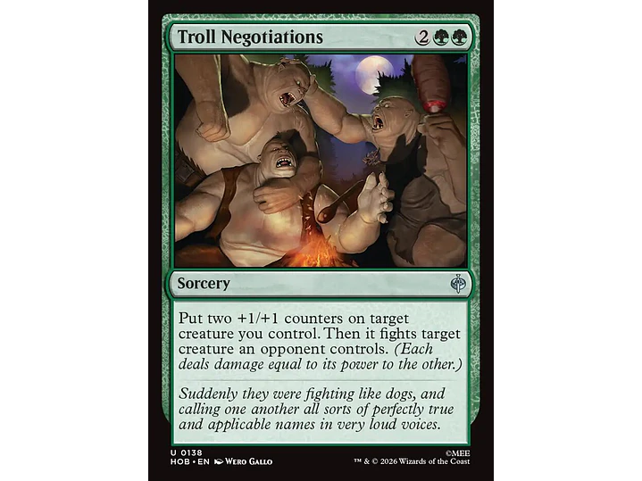 Troll Negotiations | EN | NM | HOB 1