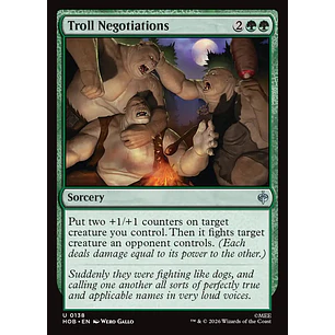 Troll Negotiations (foil) | EN | NM | HOB