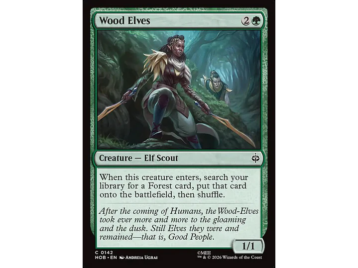 Wood Elves (foil) | EN | NM | HOB 1
