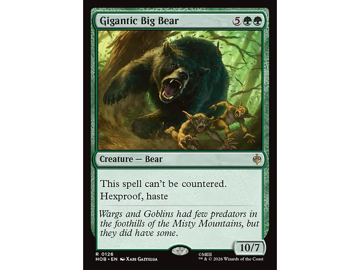 Gigantic Big Bear | EN | NM | HOB 1