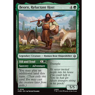Beorn, Reluctant Host // Till and Tend (foil) | EN | NM | HOB