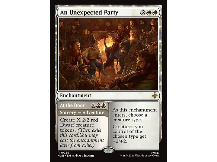 An Unexpected Party // At the Door | EN | NM | HOB 1