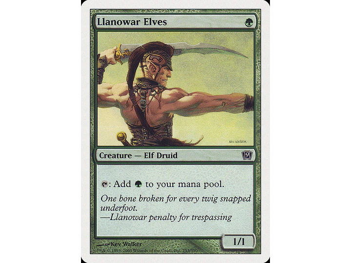 Llanowar Elves | EN | NM | 9ED 1