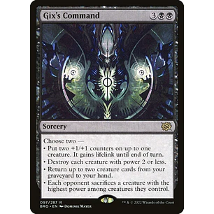 Gix's Command | ES | NM | BRO