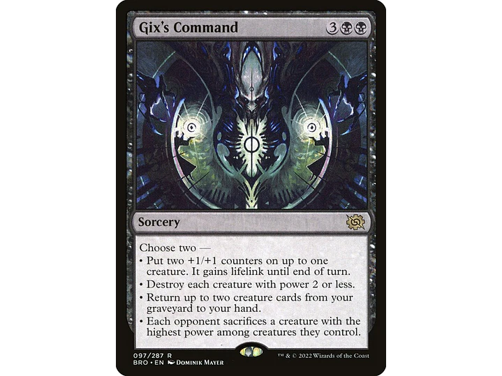 Gix's Command | ES | NM | BRO 1