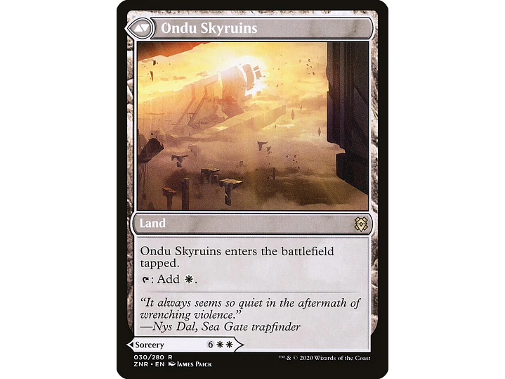 Ondu Inversion // Ondu Skyruins (foil) | EN | NM | ZNR 2