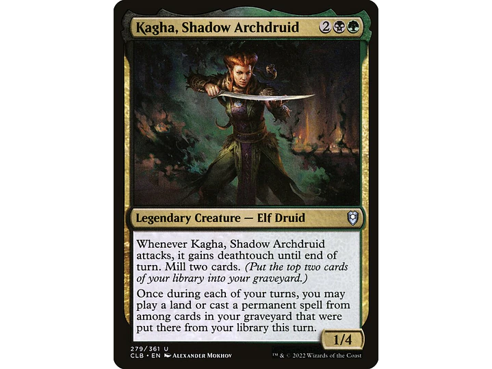 Kagha, Shadow Archdruid | EN | NM | CLB 1