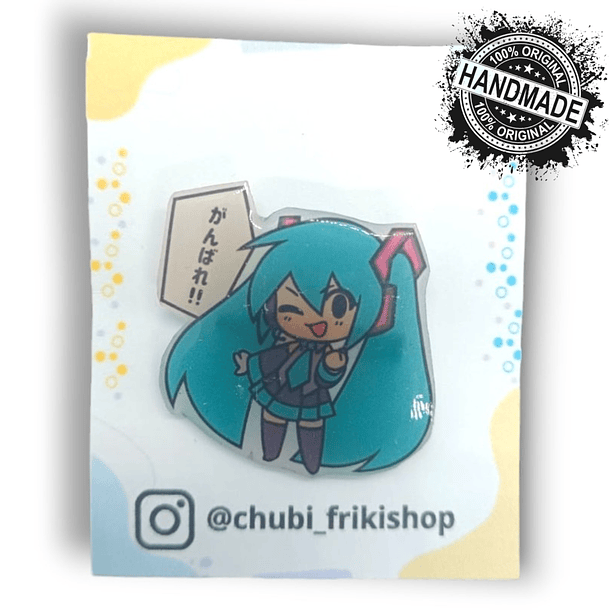 Pin Hatsune Miku - Vocaloid -