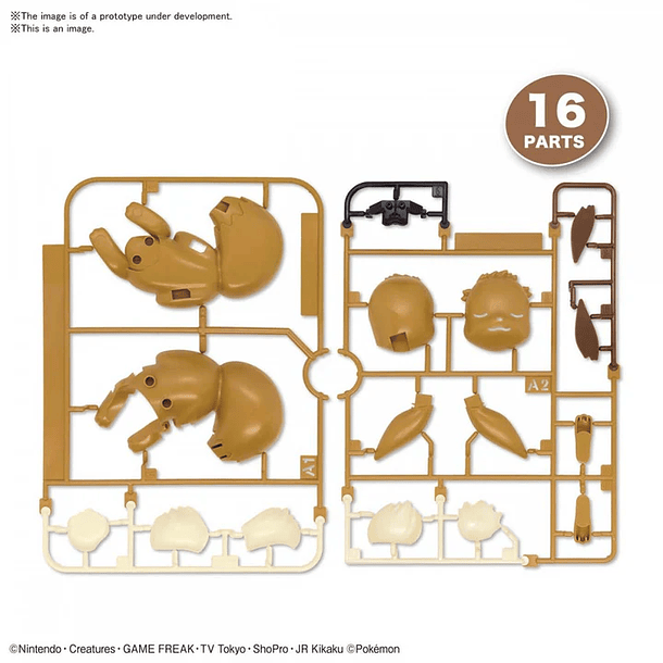 Eevee Sleeping pose - Model Kit - Bandai - Pokémon 3