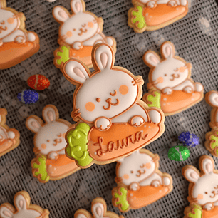 Cookie Card Temática -  Conejito Guiño