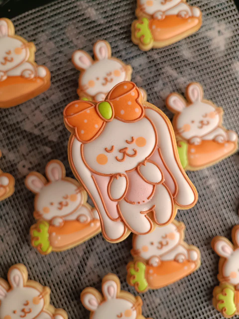 Cookie Card Temática -  Conejita Coquette