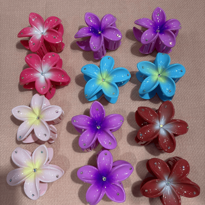 Pinches Kawaii flor docena, para cabello 1
