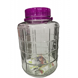 Escabechero vidrio 4 litros 27x17cm.