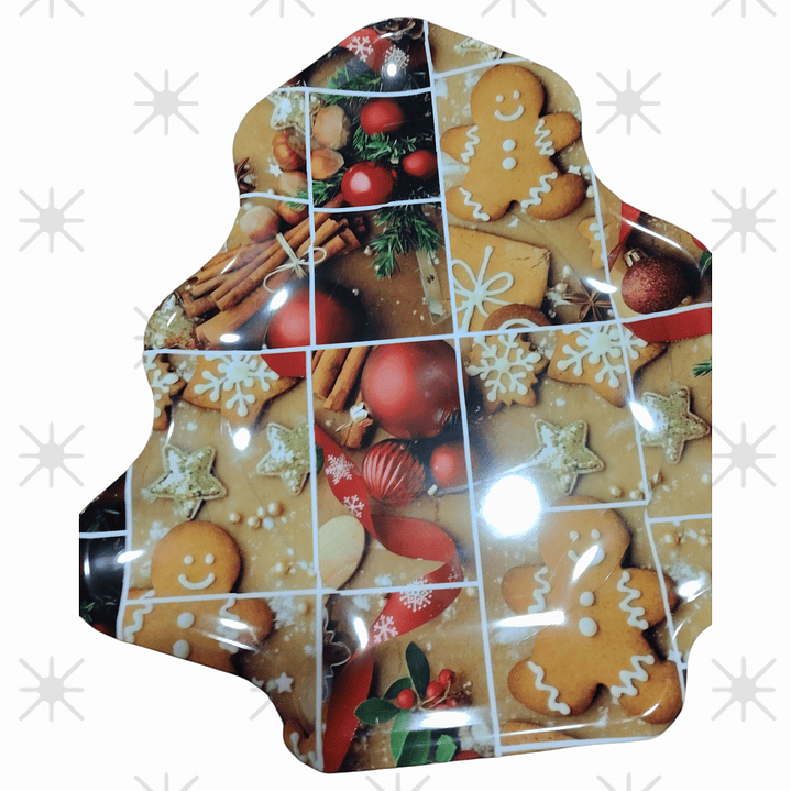 Bandeja navidad árbol 35cm docena. 2