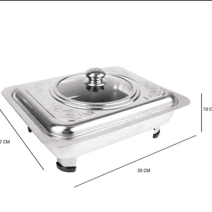 Bandeja 35x27x10cm. metálica 1