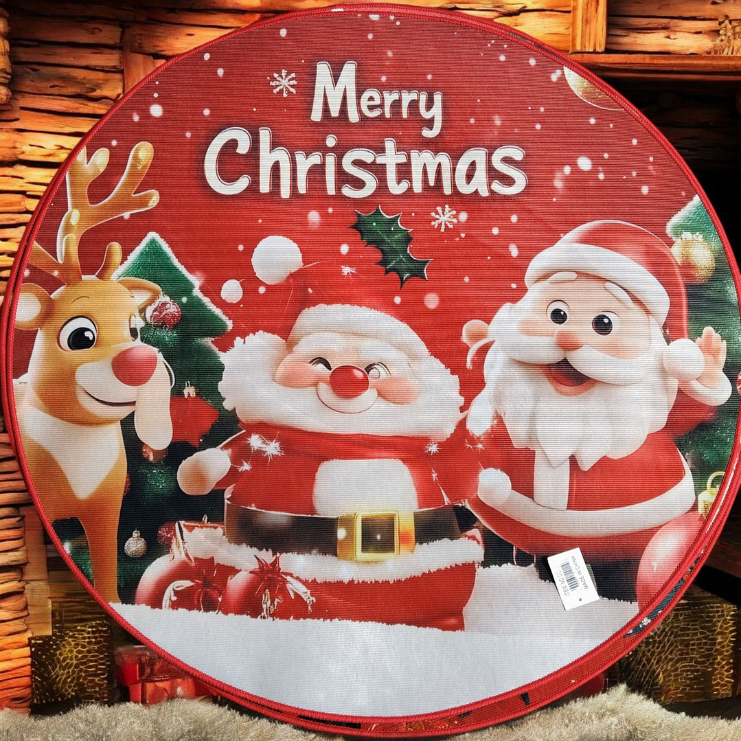 Alfombra Circular Navidad 🎄90cm. 7