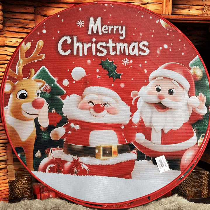 Alfombra Circular Navidad 🎄90cm. 7