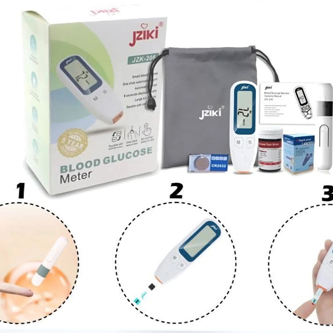 Medidor de Glucosa Jziki 5