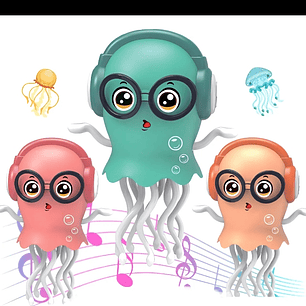 Medusa bailarin con luz y cancion