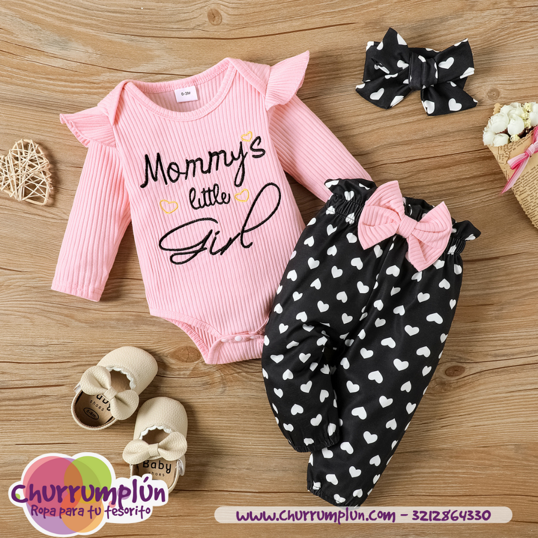 Ropa Bebe Niña Conjunto Bebé Niña Piezas, Estampado Corazones