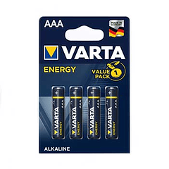 Pilhas AAA LR03 Alcalinas 1.5V 1100mAh Varta Energy Pack 2x4