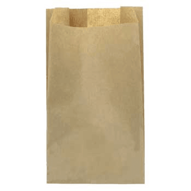 Saco Papel Pão 15x6x32cm Castanho 1000un 