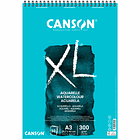 Bloco Espiralado Canson XL Aquarelle A3 300gr 30 Folhas 1
