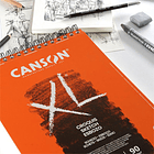 Bloco Espiralado Canson XL Croquis A4 90gr 120Fls 2