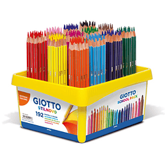 Lápis Cor 18cm Giotto Colors 3.0 Cx Schoolpack 192un